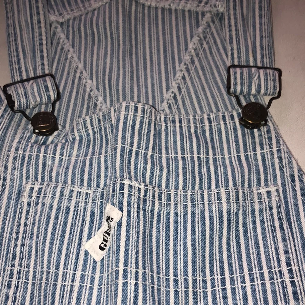 VINTAGE RARE DESIGN GUESS OVERALLS - Picture 14 of 16